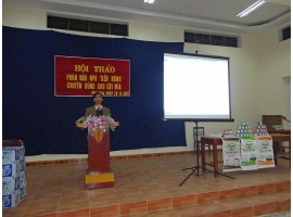 <p>Hội thảo ph&acirc;n b&oacute;n Tiến N&ocirc;ng</p>
